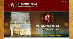 Desktop Screenshot of khandelwaljewellers.com