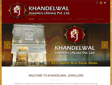 Tablet Screenshot of khandelwaljewellers.com